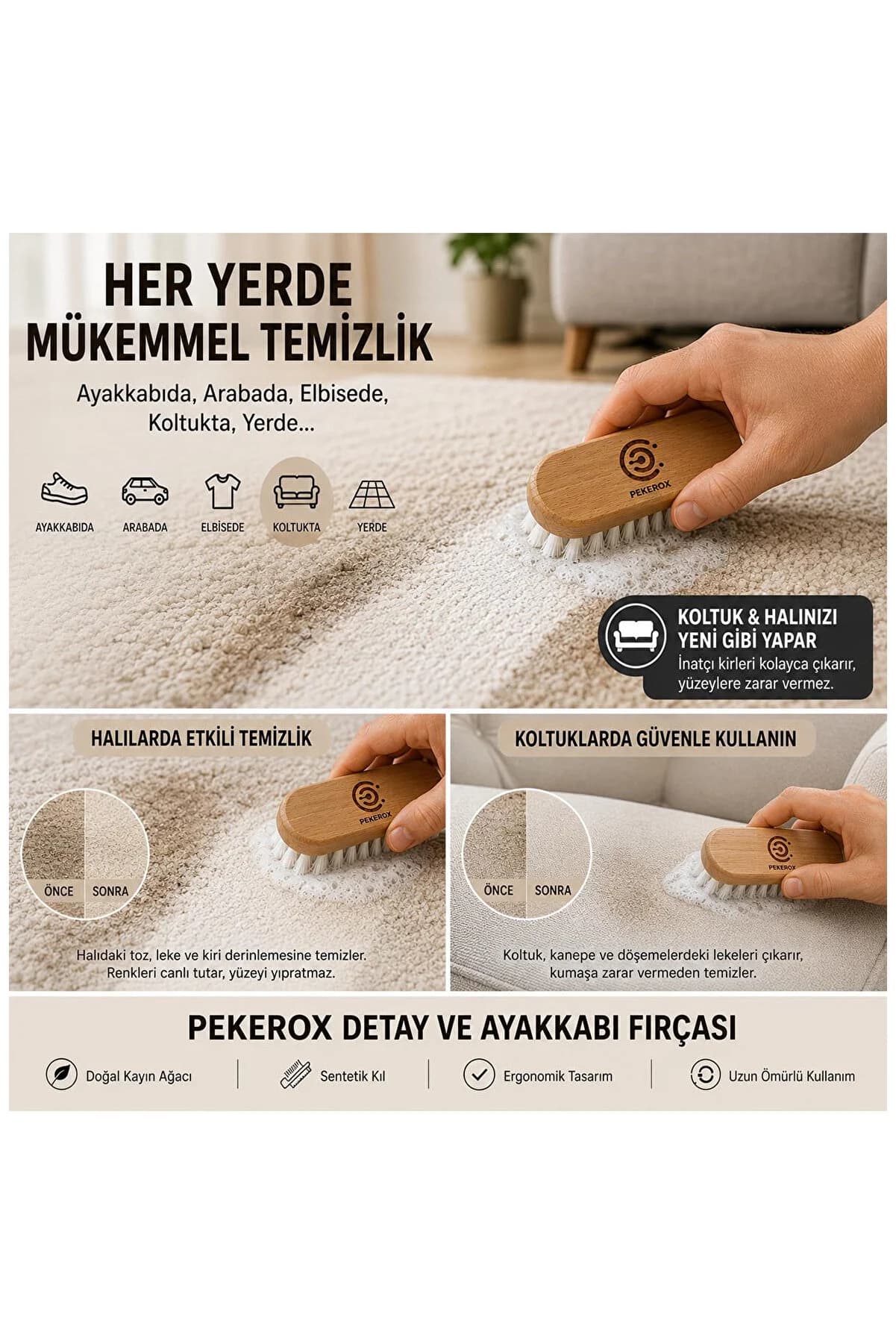 Pekerox Detay ve Ayakkabı Fırçası