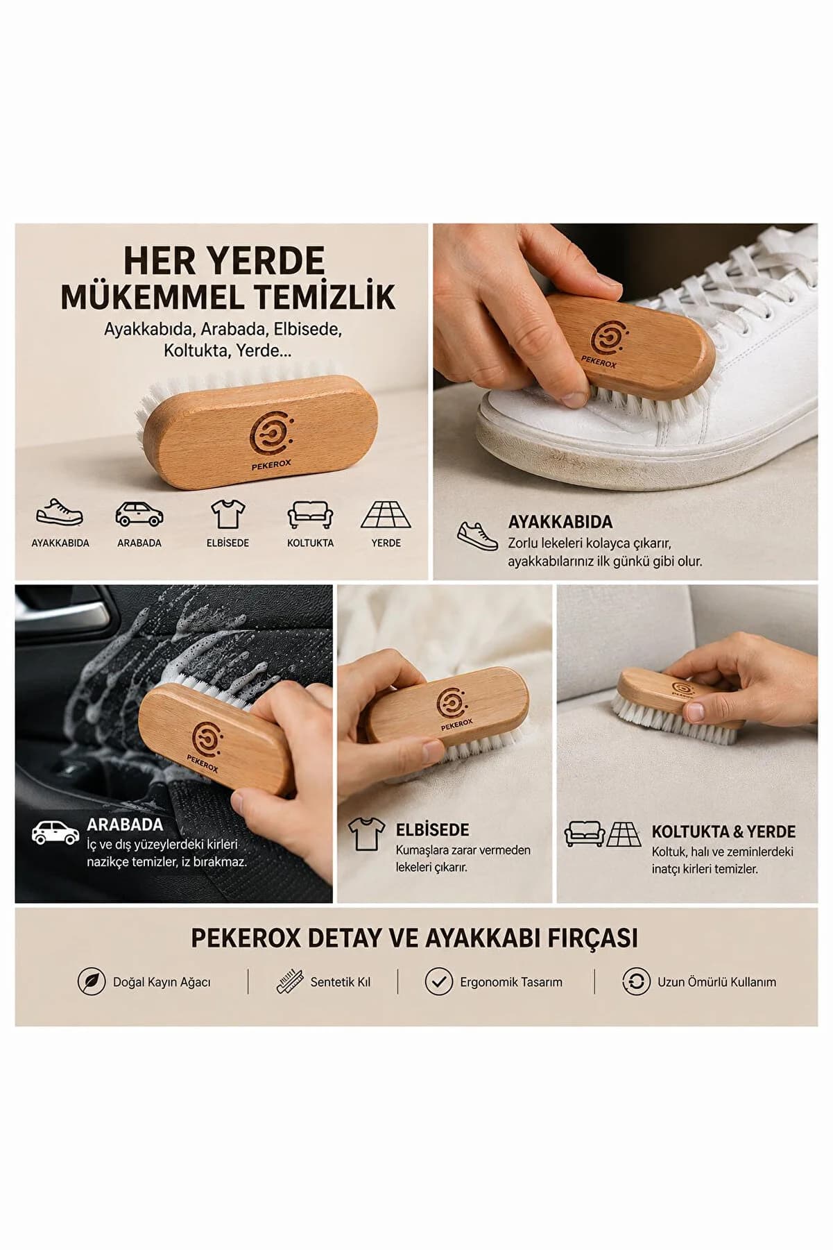 Pekerox Detay ve Ayakkabı Fırçası