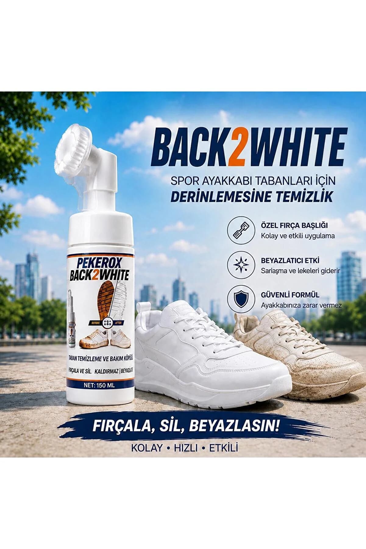 Back2White Spor Ayakkabı Taban Temizleme Köpüğü